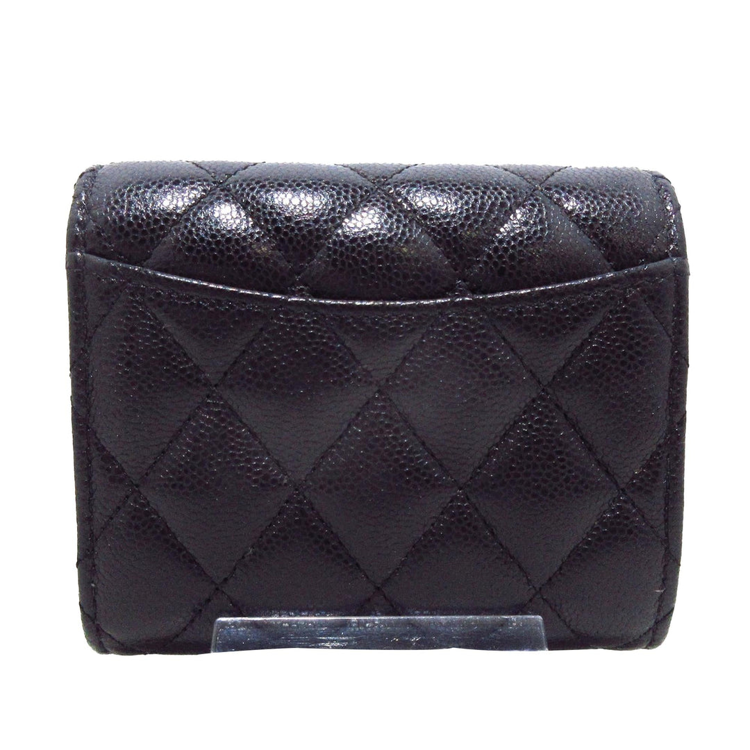 Top Quality Chanel CC Caviar Trifold Wallet (SHG-NnCEHv)