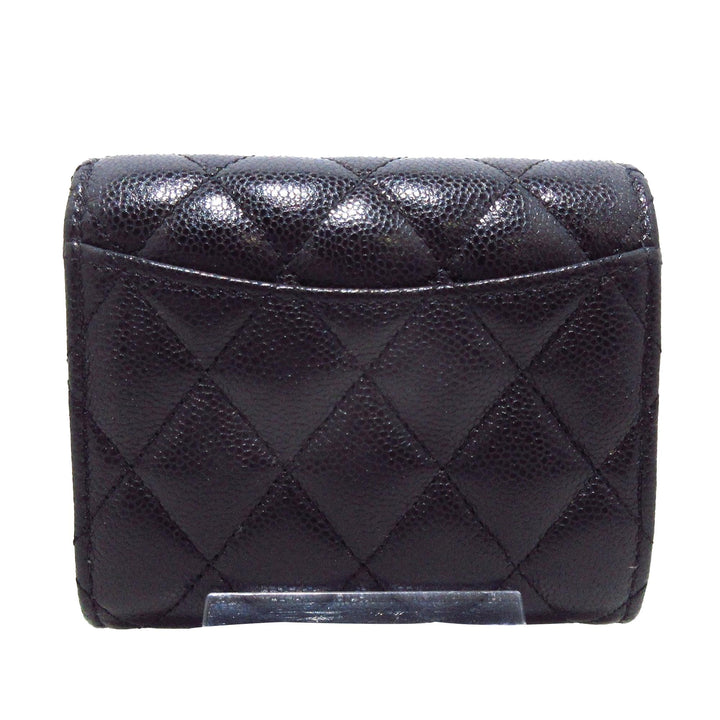 Top Quality Chanel CC Caviar Trifold Wallet (SHG-NnCEHv)
