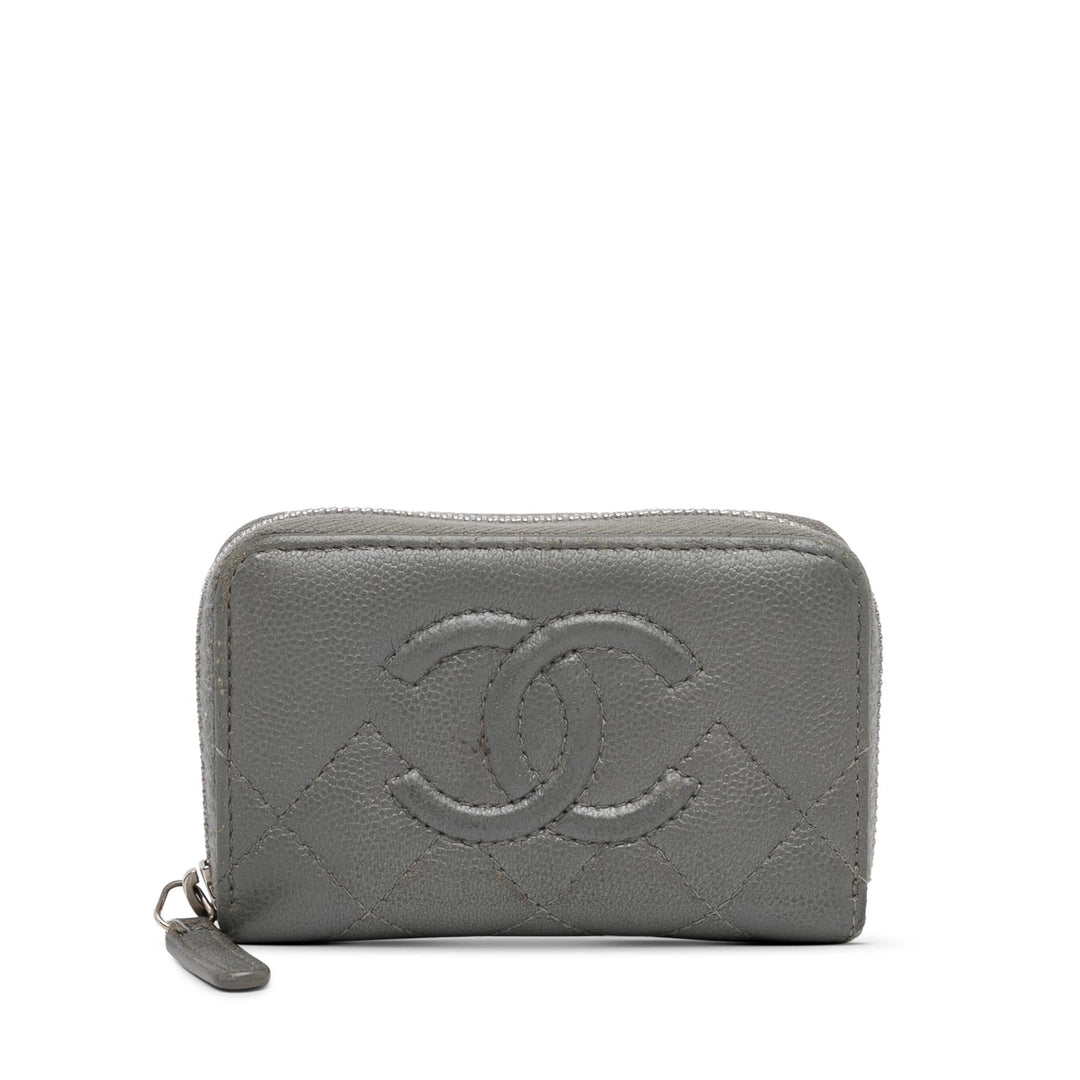 Top Quality Chanel CC Caviar Zip Coin Pouch (SHG-1IPvUW)