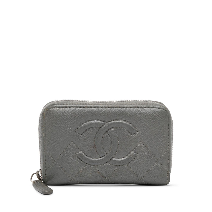 Top Quality Chanel CC Caviar Zip Coin Pouch (SHG-1IPvUW)