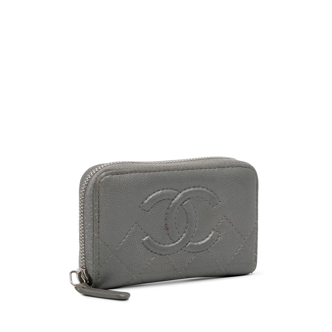 Top Quality Chanel CC Caviar Zip Coin Pouch (SHG-1IPvUW)