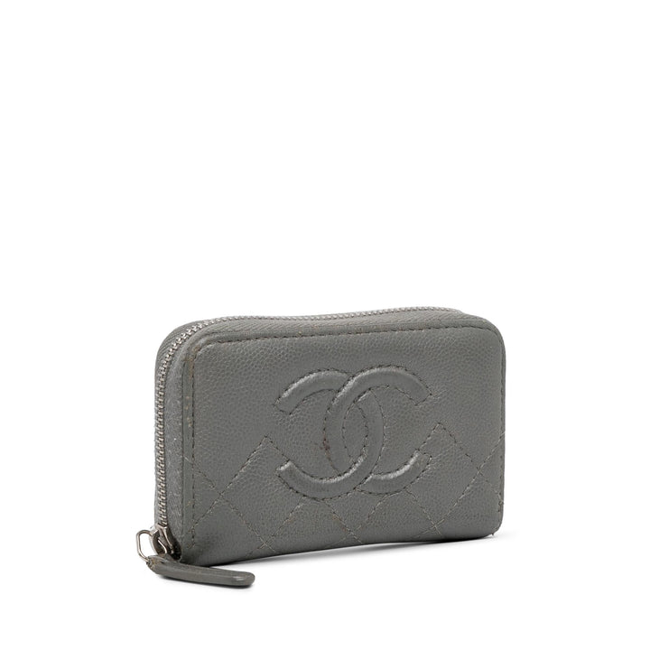 Top Quality Chanel CC Caviar Zip Coin Pouch (SHG-1IPvUW)
