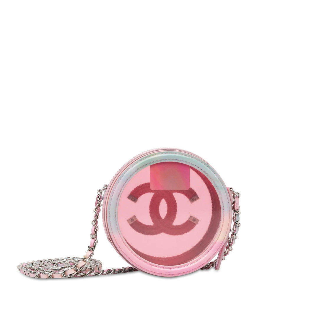 Top Quality Chanel CC Filigree Transparent Round Crossbody (SHG-5scbX0)