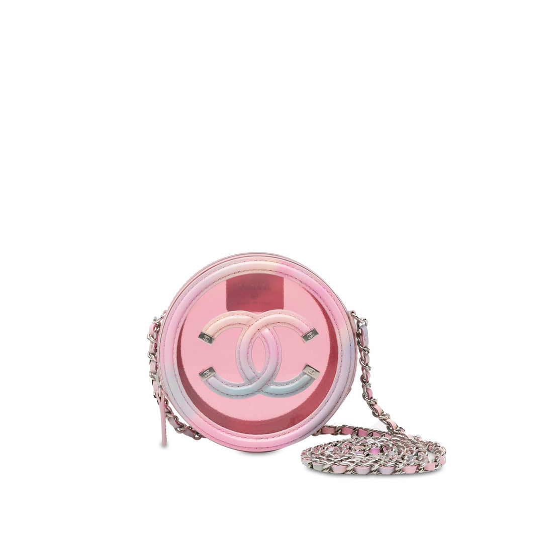Top Quality Chanel CC Filigree Transparent Round Crossbody (SHG-5scbX0)