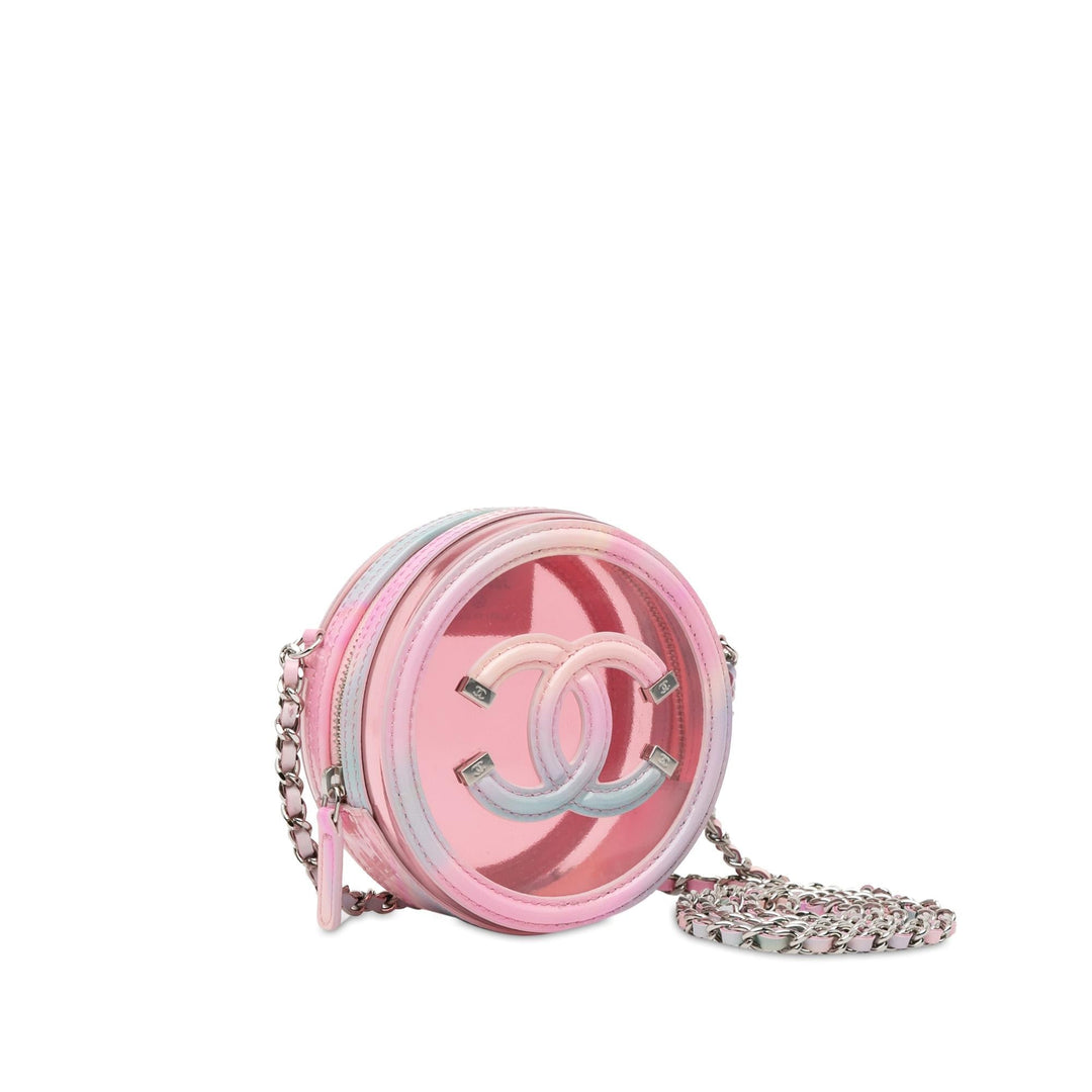 Top Quality Chanel CC Filigree Transparent Round Crossbody (SHG-5scbX0)