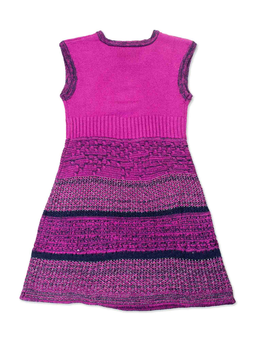 Top Quality Chanel CC Logo Knitted Sparkly Dress Purple