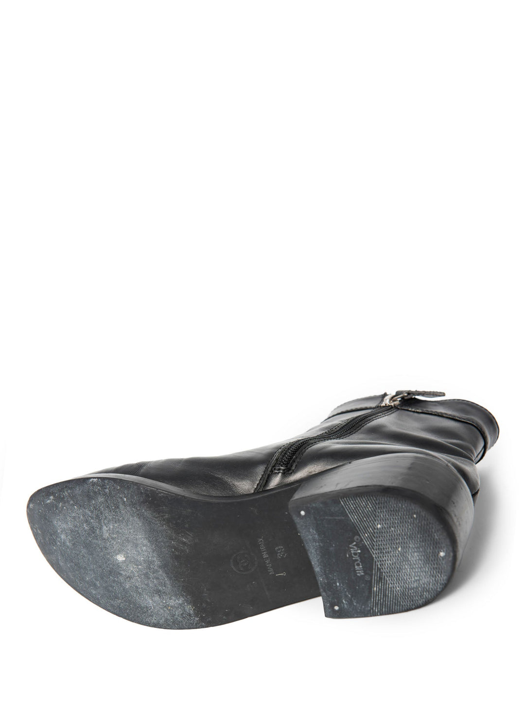 Top Quality Chanel CC Logo Leather Ankle Biker Boots Black Silver