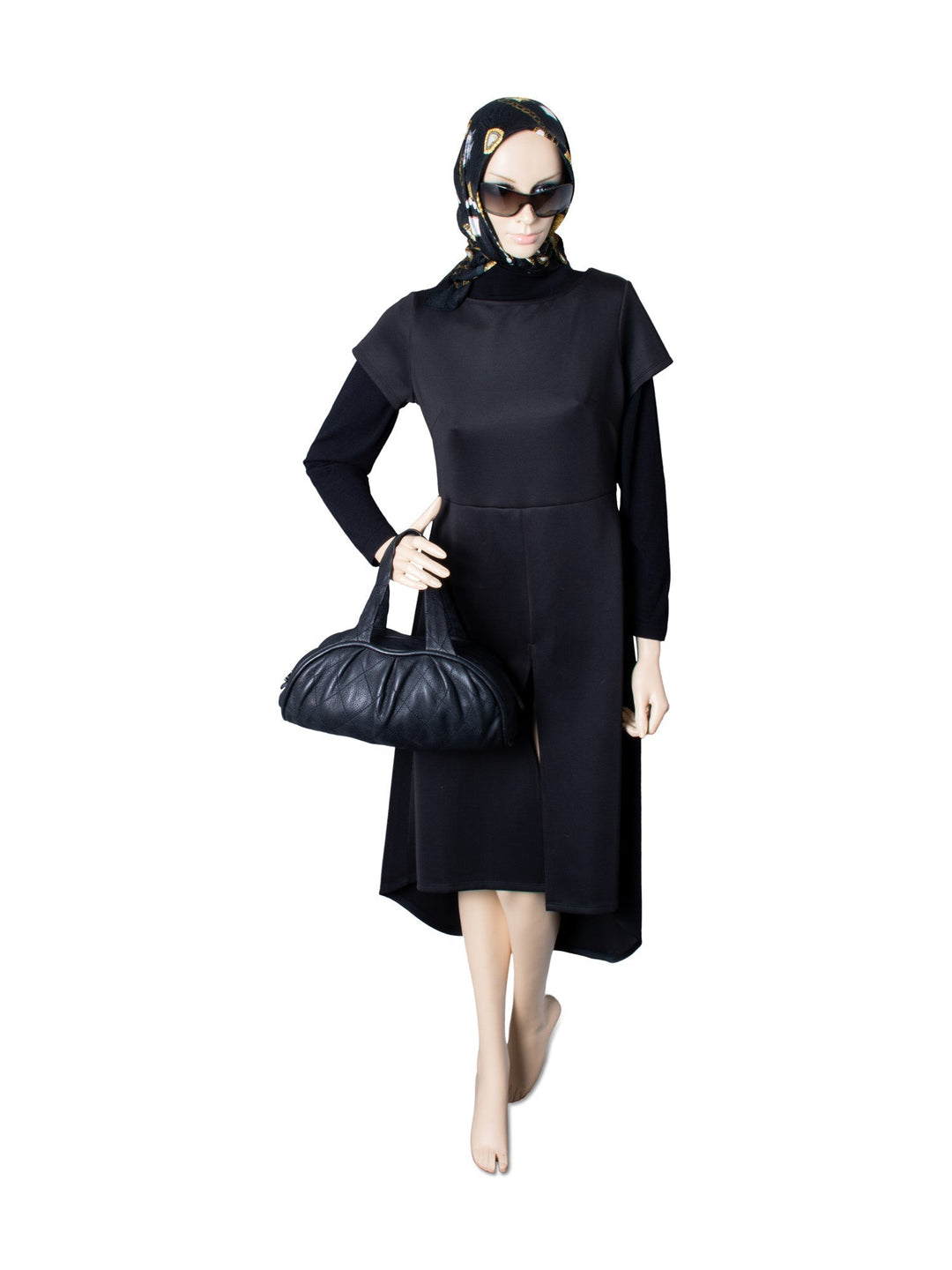 Top Quality Chanel CC Logo Quilted Caviar Leather Bag Black