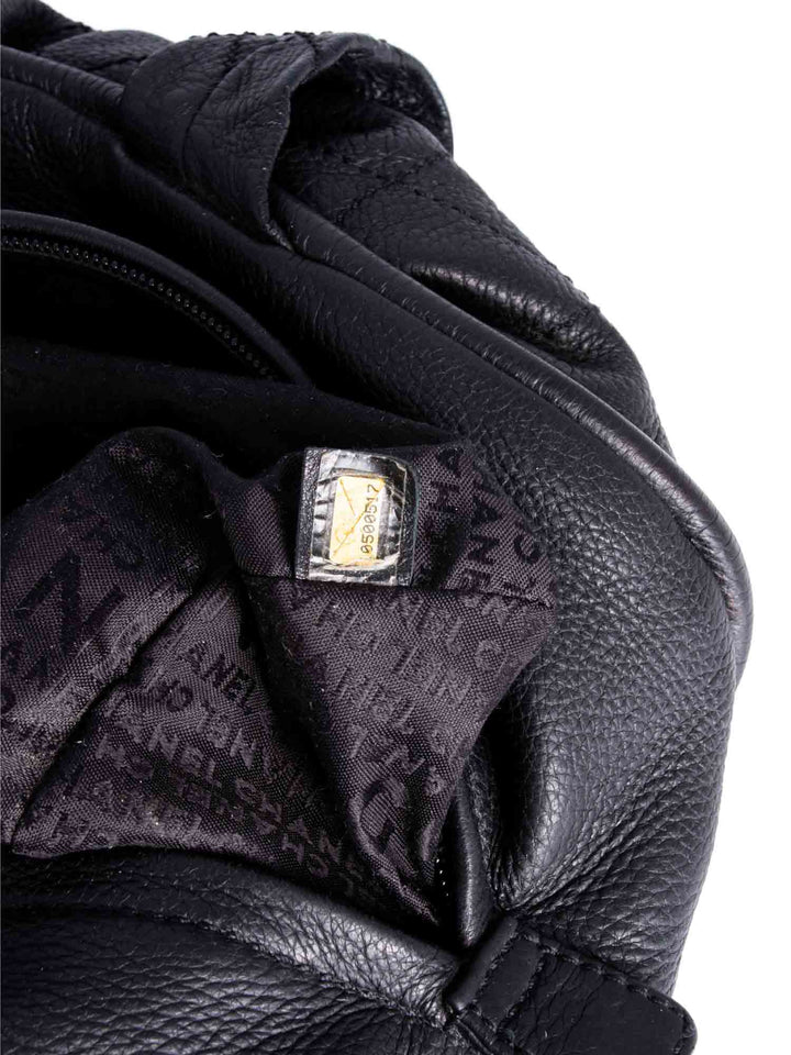 Top Quality Chanel CC Logo Quilted Caviar Leather Bag Black