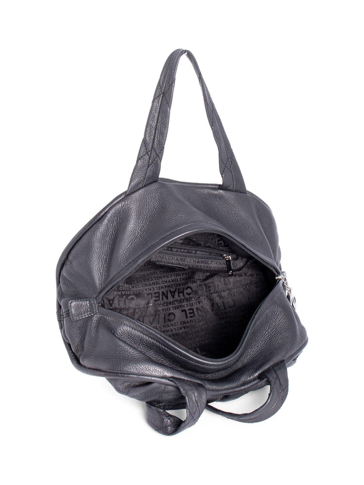 Top Quality Chanel CC Logo Quilted Caviar Leather Bag Black