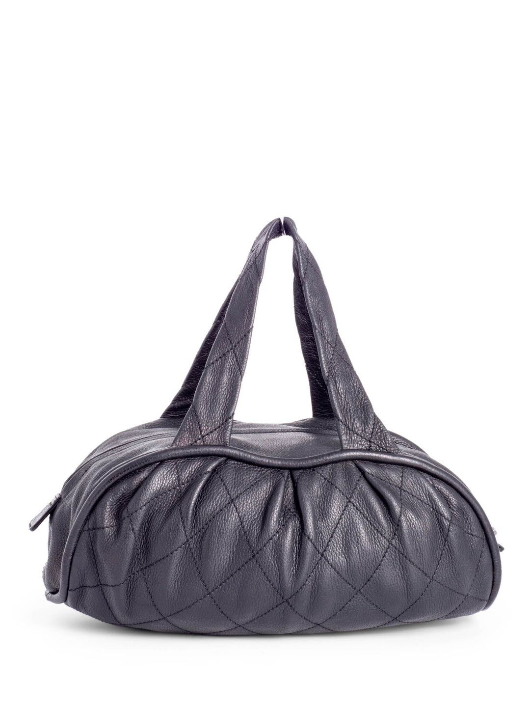 Top Quality Chanel CC Logo Quilted Caviar Leather Bag Black