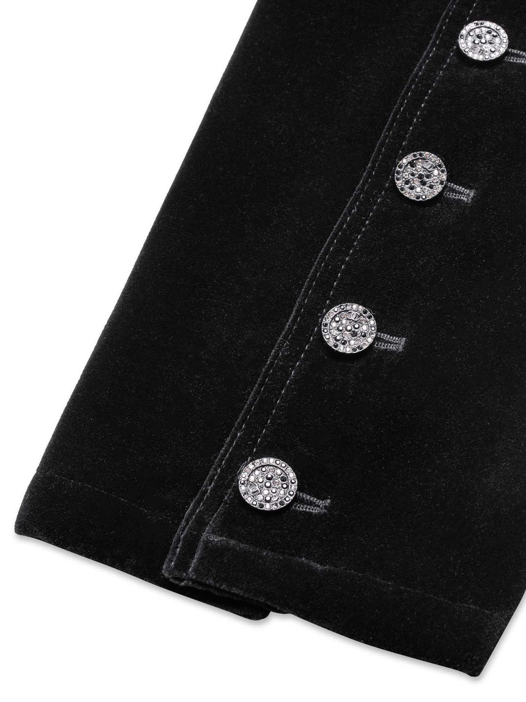 Top Quality Chanel CC Logo Velvet Pants Black