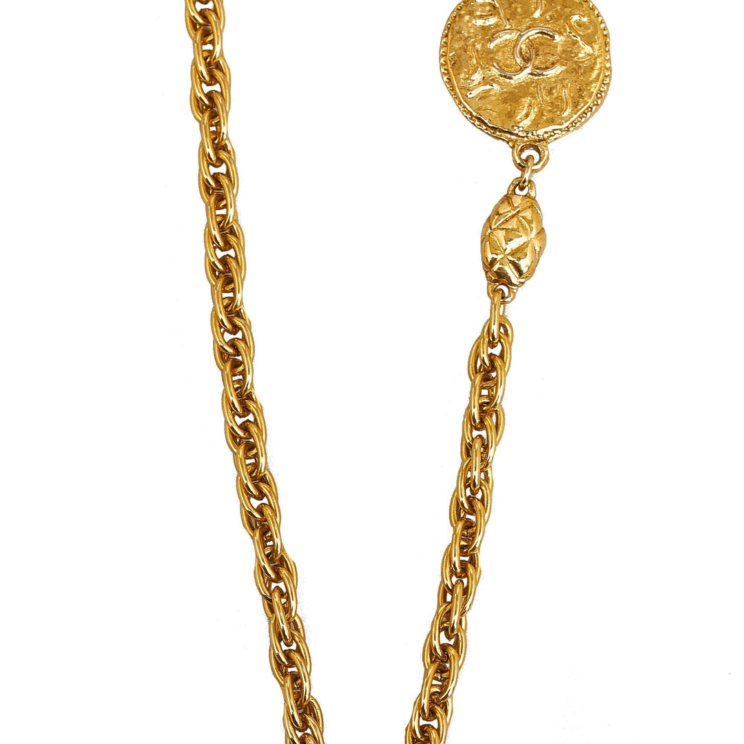 Top Quality Chanel CC Medallion Necklace (SHG-dAzCeX)