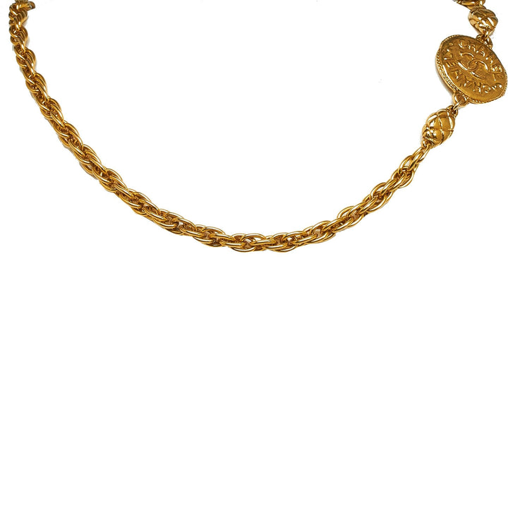 Top Quality Chanel CC Medallion Necklace (SHG-dAzCeX)