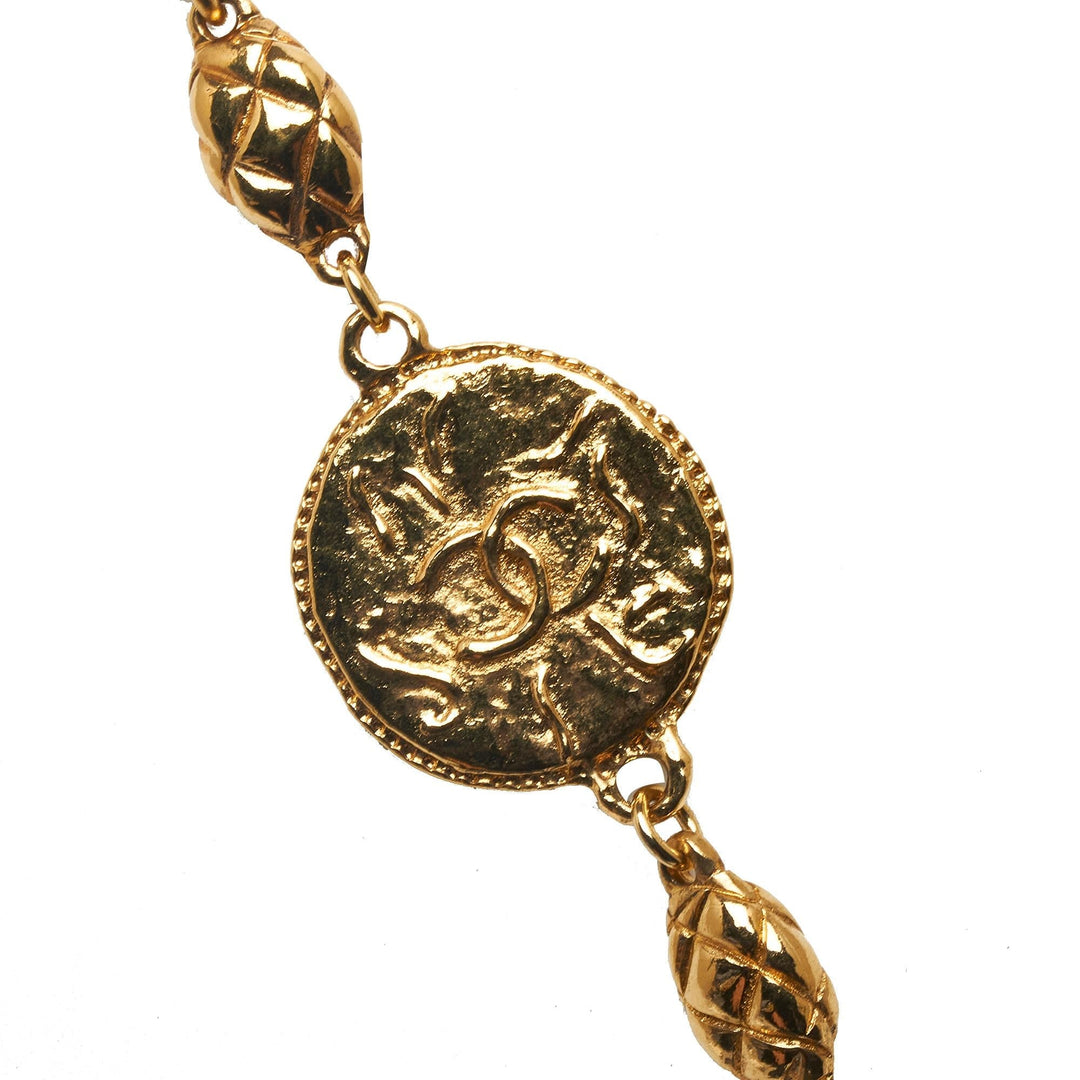 Top Quality Chanel CC Medallion Necklace (SHG-dAzCeX)