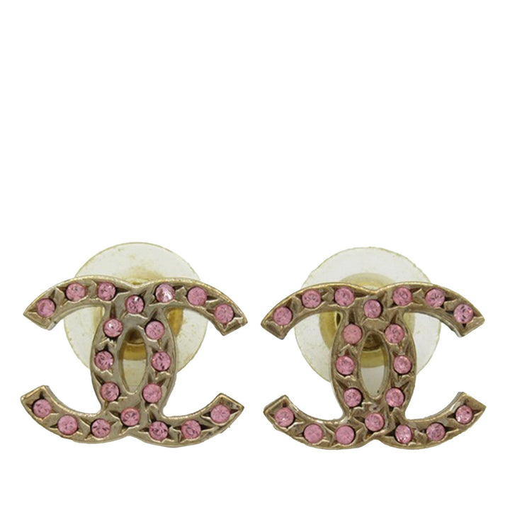 Top Quality Chanel CC Push Back Earrings (SHG-APQV2X)