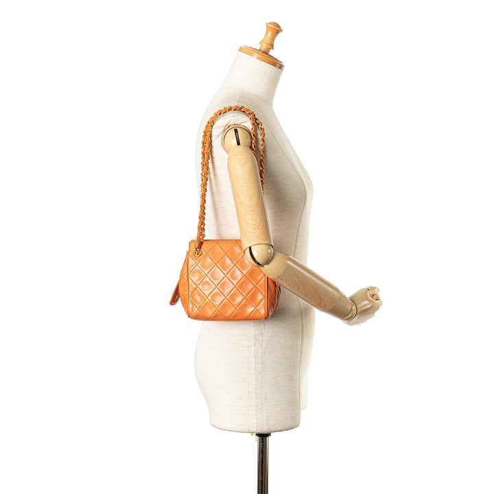 Top Quality Chanel CC Quilted Calfskin Chain Shoulder Bag (SHG-JfYVD1)