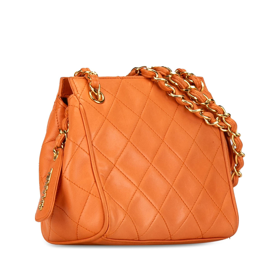 Top Quality Chanel CC Quilted Calfskin Chain Shoulder Bag (SHG-JfYVD1)