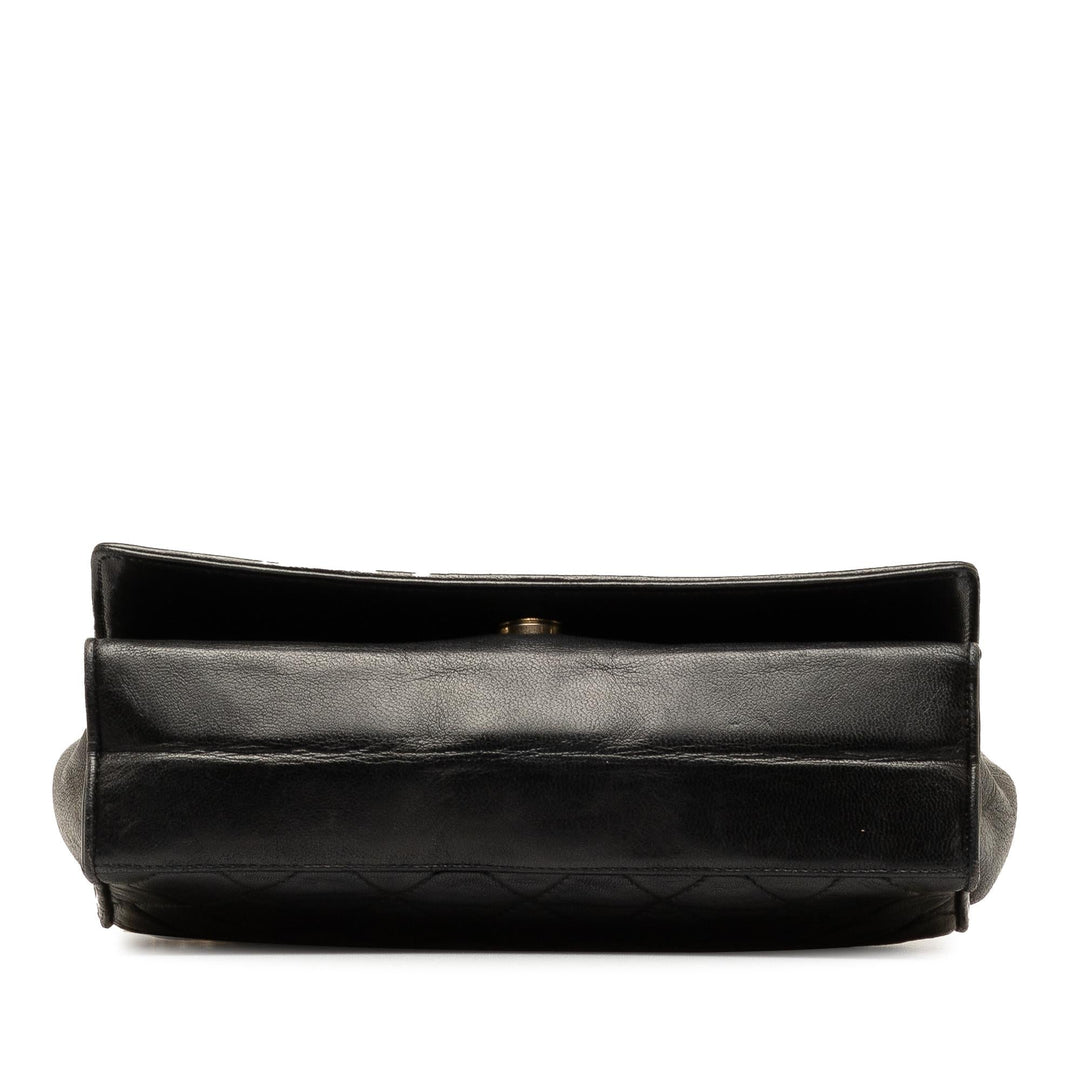 Top Quality Chanel CC Quilted Lambskin Full Flap (SHG-wxEZyN)