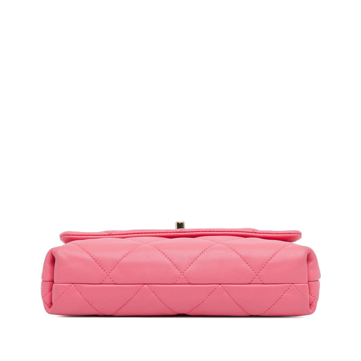 Top Quality Chanel CC Quilted Lambskin Logo Chain Flap (SHG-Q5syAA)