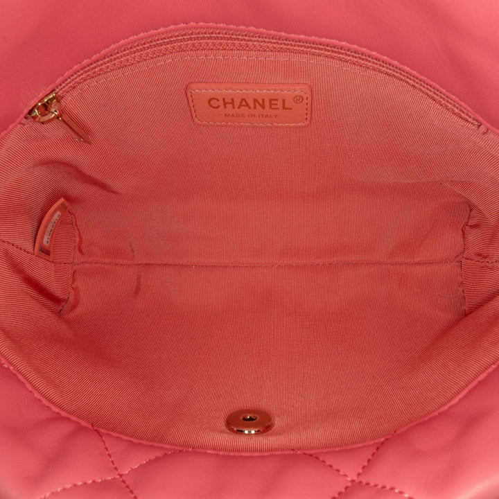 Top Quality Chanel CC Quilted Lambskin Logo Chain Flap (SHG-Q5syAA)