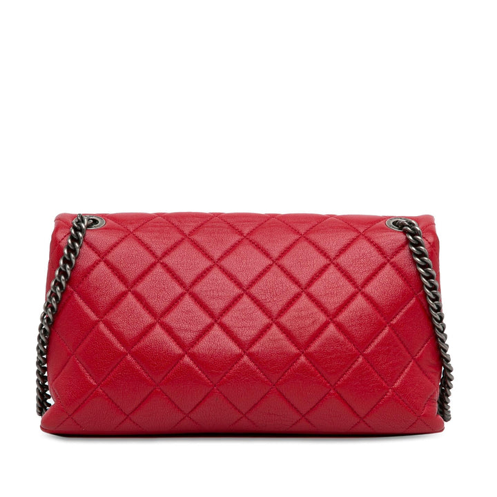 Top Quality Chanel CC Quilted Lambskin Single Flap (SHG-srjhdn)