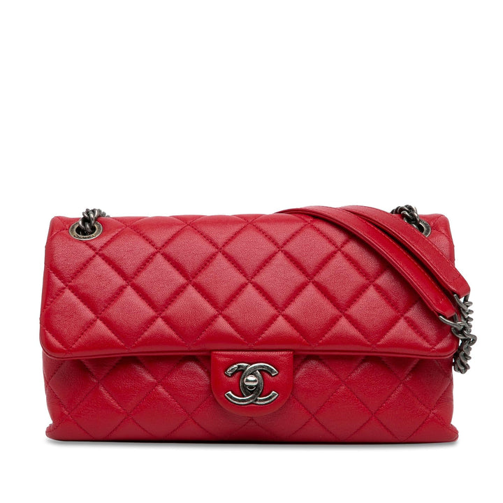 Top Quality Chanel CC Quilted Lambskin Single Flap (SHG-srjhdn)