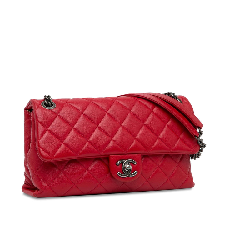 Top Quality Chanel CC Quilted Lambskin Single Flap (SHG-srjhdn)