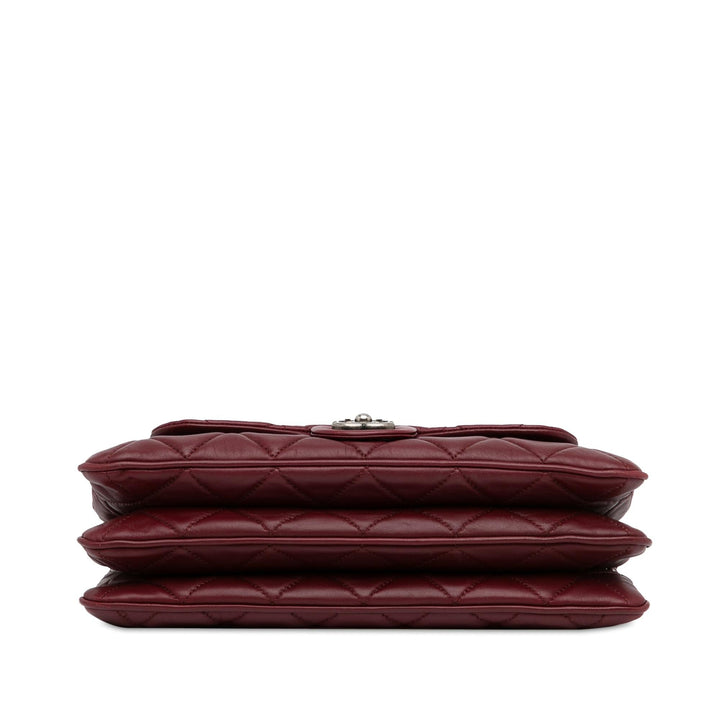 Top Quality Chanel CC Quilted Lambskin Single Flap (SHG-zHHunq)
