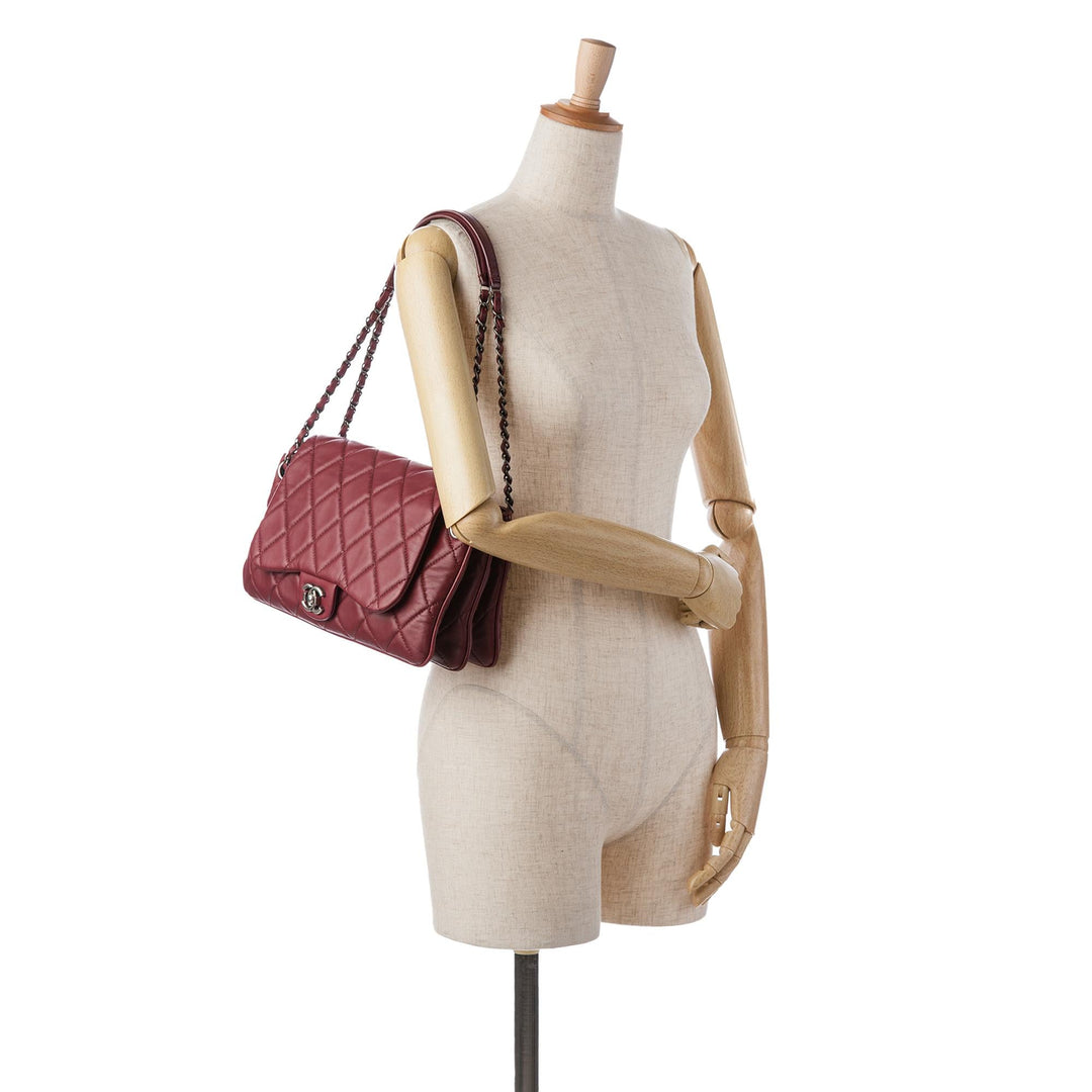 Top Quality Chanel CC Quilted Lambskin Single Flap (SHG-zHHunq)