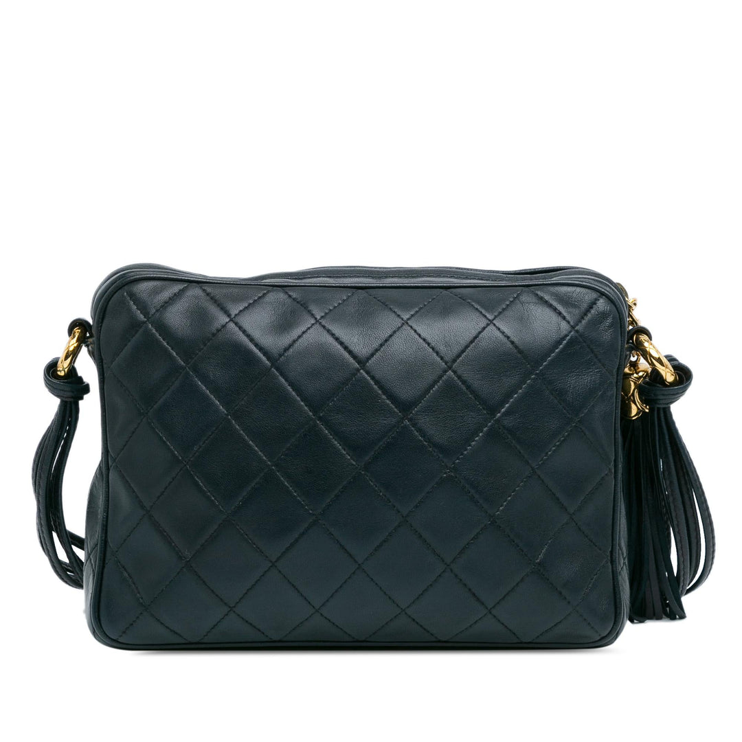 Top Quality Chanel CC Quilted Lambskin Tassel Camera Bag (SHG-P5tGZz)