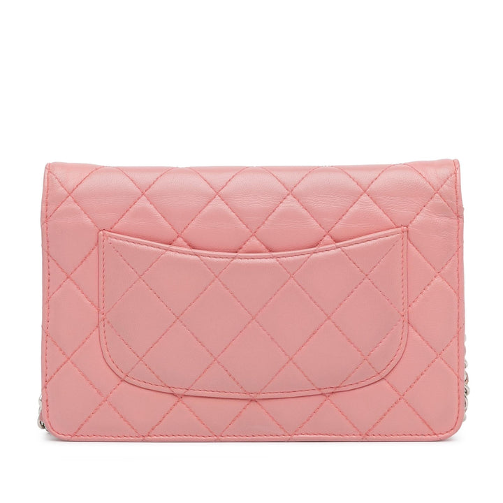 Top Quality Chanel CC Quilted Lambskin Wallet On Chain (SHG-eULIFC)