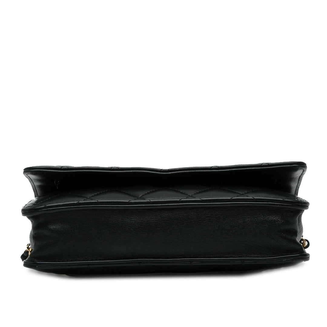 Top Quality Chanel CC Quilted Lambskin Wallet On Chain (SHG-xqMmVF)