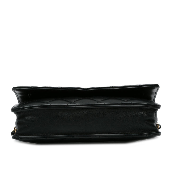 Top Quality Chanel CC Quilted Lambskin Wallet On Chain (SHG-xqMmVF)