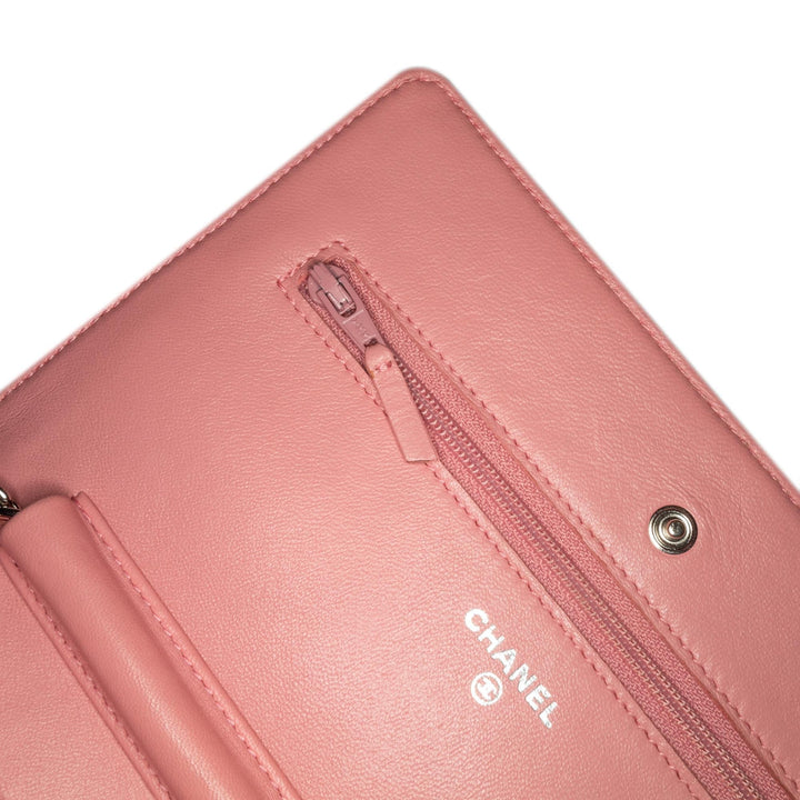 Top Quality Chanel CC Quilted Lambskin Wallet On Chain (SHG-QKPR3a)