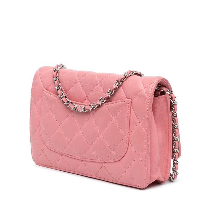 Top Quality Chanel CC Quilted Lambskin Wallet On Chain (SHG-QKPR3a)