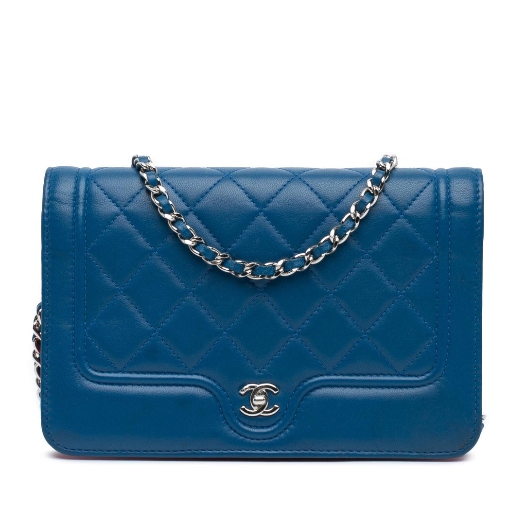 Top Quality Chanel CC Quilted Lambskin Wallet On Chain (SHG-RAlcyI)