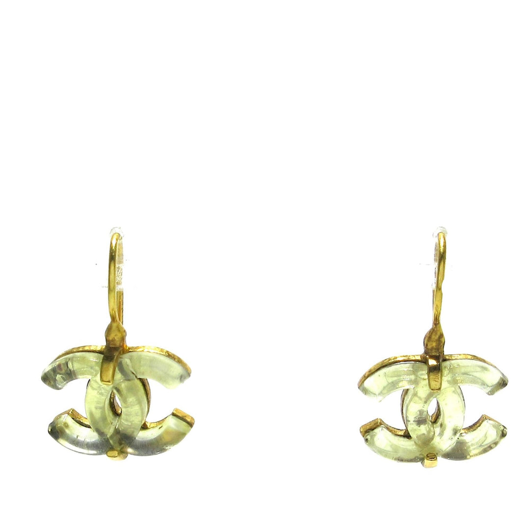 Top Quality Chanel CC Resin Hook Earrings (SHG-aSiIdT)
