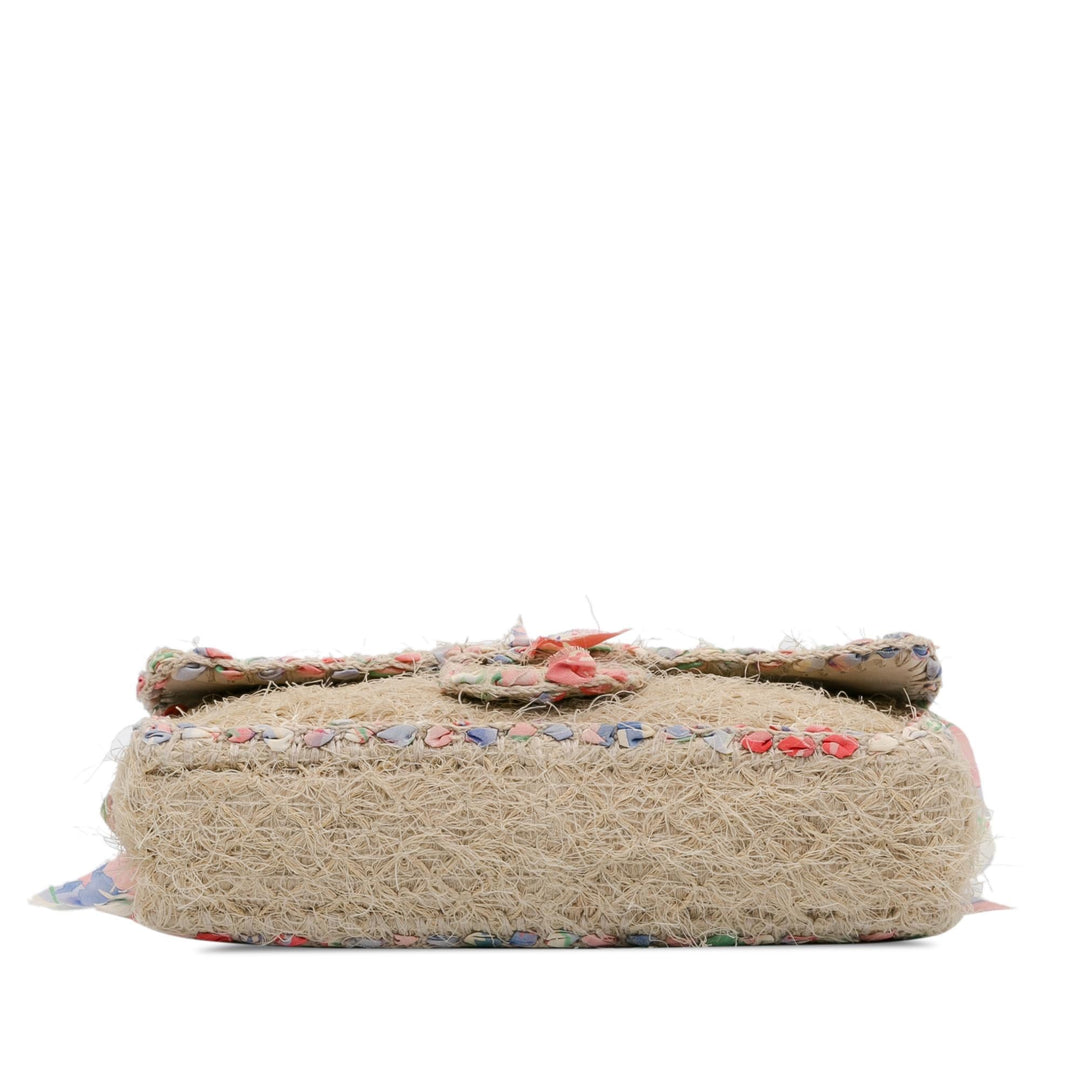 Chanel CC Straw Country Flap (SHG-LDVjxm)