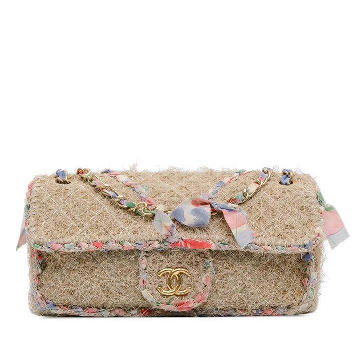 Top Quality Chanel CC Straw Country Flap (SHG-LDVjxm)