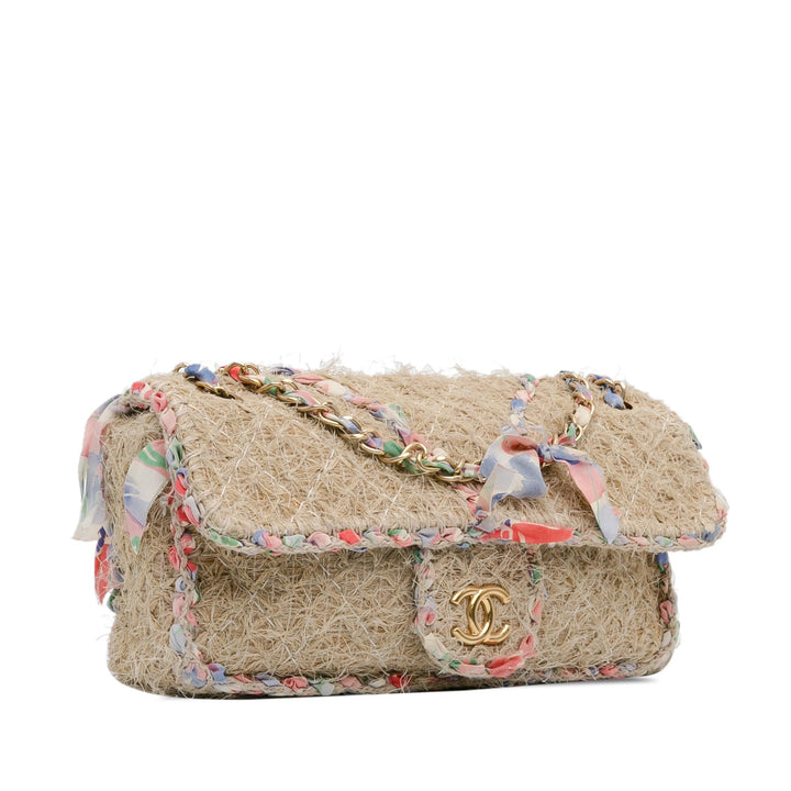 Top Quality Chanel CC Straw Country Flap (SHG-LDVjxm)