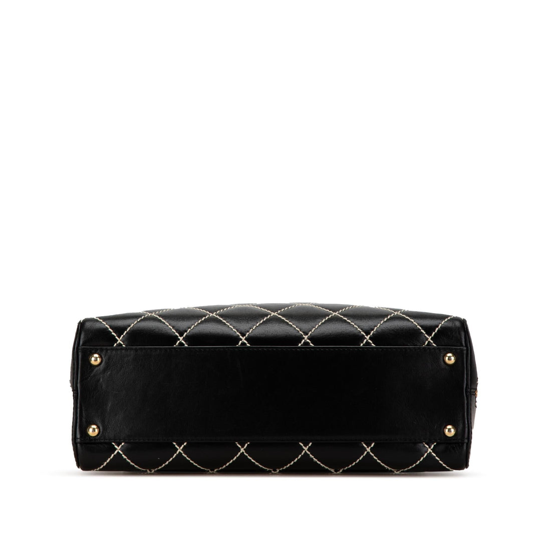 Top Quality Chanel CC Wild Stitch Lambskin Handbag (SHG-4xK9Cn)