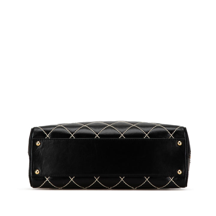 Top Quality Chanel CC Wild Stitch Lambskin Handbag (SHG-4xK9Cn)
