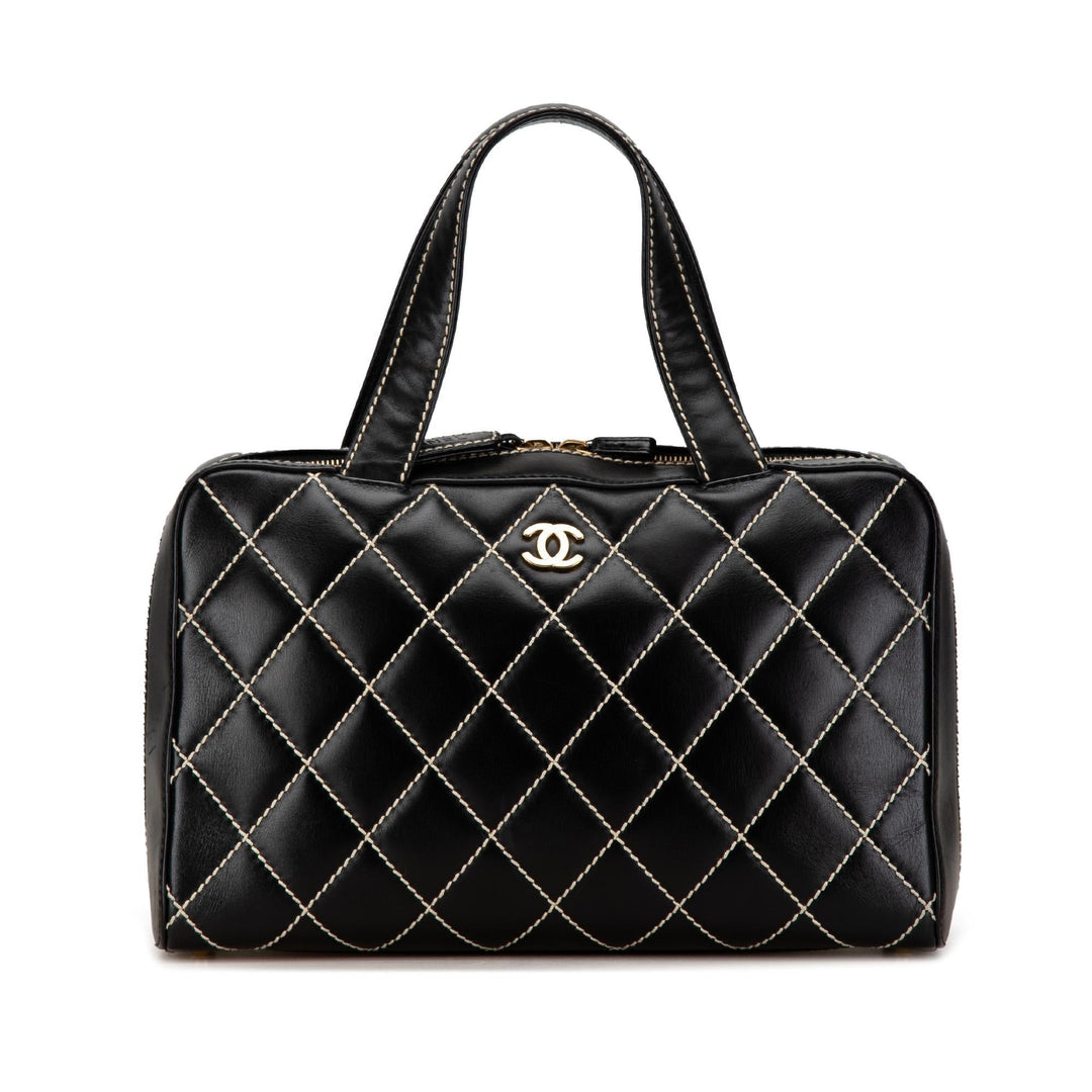 Top Quality Chanel CC Wild Stitch Lambskin Handbag (SHG-4xK9Cn)
