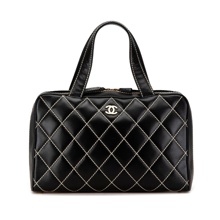 Top Quality Chanel CC Wild Stitch Lambskin Handbag (SHG-4xK9Cn)