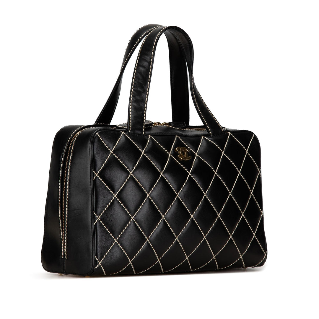 Top Quality Chanel CC Wild Stitch Lambskin Handbag (SHG-4xK9Cn)