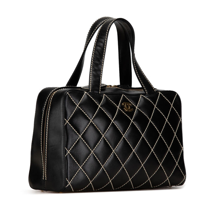Top Quality Chanel CC Wild Stitch Lambskin Handbag (SHG-4xK9Cn)