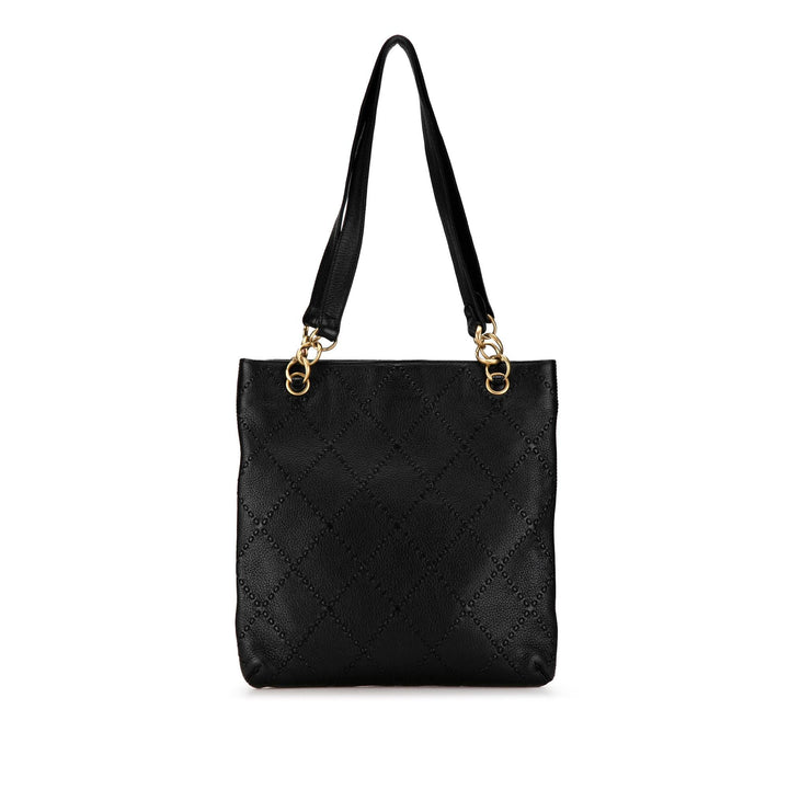 Top Quality Chanel Calfskin CC Wild Sitch Chain Tote (SHG-3bUSXo)