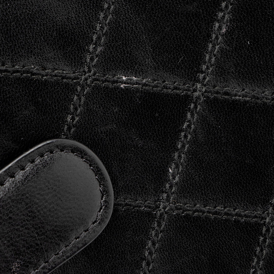 Top Quality Chanel Calfskin Diamond Wild Stitch French Purse Wallet (SHF-snVzTa)