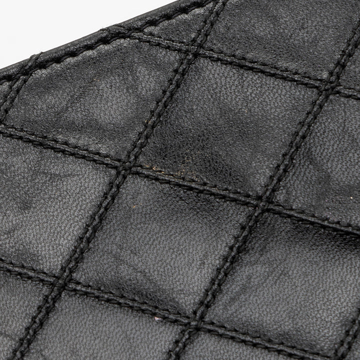 Top Quality Chanel Calfskin Diamond Wild Stitch French Purse Wallet (SHF-snVzTa)